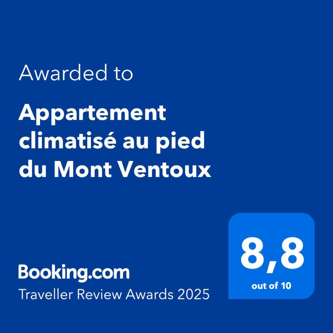 Appartement Climatise Au Pied Du Mont Ventoux Malemort-du-Comtat 外观 照片